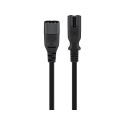 PremiumCord Power cable extension cable IEC 60320 C7>C8 , 2m