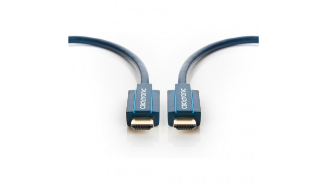 ClickTronic HQ OFC cable HDMI male  HDMI male, gold plated, HDMI High Speed with Ethernet, 3D, 12.