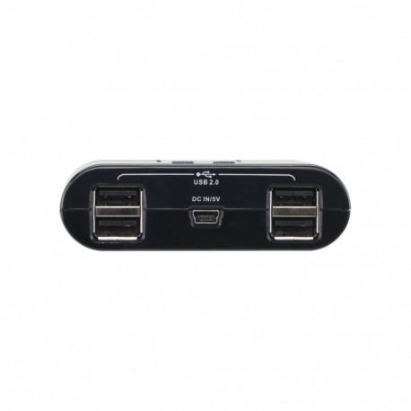 ATEN 2-Port USB 2.0 Peripheral Switch 2:4 US224