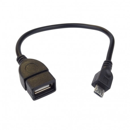 PremiumCord USB adapter cable  USB A/female  -  Micro USB/male 20cm OTG