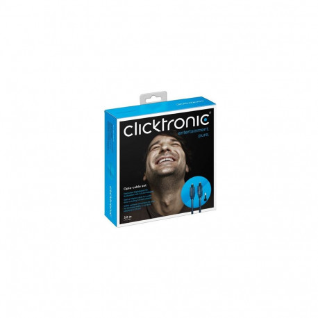 ClickTronic HQ Optical cable Toslink TOS male - TOS male, with adapter, 3m