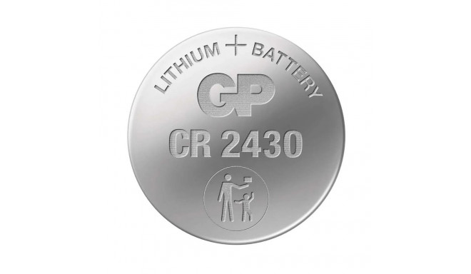 GP Lithium baterry 3V/300mAh, CR2430, 1 pc