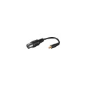 PremiumCord Coaxial connector, flexible 10cm coaxial (IEC) jack  MCX plug