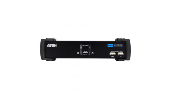 ATEN 2-port DVI KVMP USB, usb hub, audio, 1.8m cables
