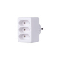 PremiumCord Multiplug 230V white 3x2,5A