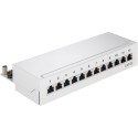 PremiumCord Mini Desktop Patch Panel Cat5e, 12xRJ45