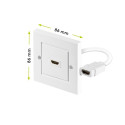 PremiumCord HDMI wall socket 1 x HDMI-jack shielded