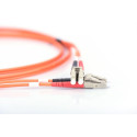 DIGITUS Fiber Optic Patch Cord, LC to LC Multimode 50/125 µ, Duplex Length 3m