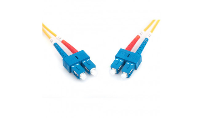 DIGITUS Fiber Optic Patch Cord, SC to SC Singlemode 09/125 µ, Duplex Length 2m