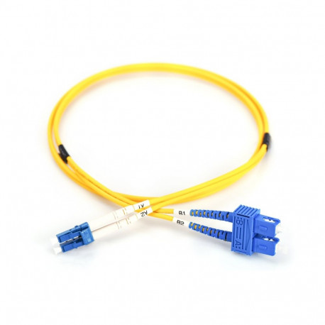 DIGITUS Fiber Optic Patch Cord, LC to SC Singlemode 09/125 µ, Duplex Length 2m