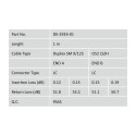 DIGITUS Fiber Optic Patch Cord, LC to LC Singlemode 09/125 µ, Duplex Length 5m