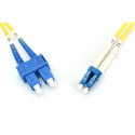 DIGITUS Fiber Optic Patch Cord, LC to SC Singlemode 09/125 µ, Duplex Length 1m