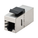 DIGITUS CAT6 Modular Coupler, shieldedRJ45 to RJ45 For panel connection