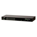 ATEN 16-port KVM PS/2+USB, OSD, rack 19",comb. konzole