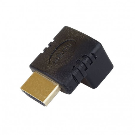 PremiumCord Adapter HDMI M/F angled 90°, gold plated