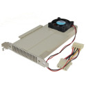 Cooling card in slot bracket - moveable