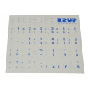 PremiumCord Czech keyboard labels - blue