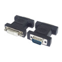 PremiumCord DVI adapter DVI24+5F - VGA 15M, nickel plated