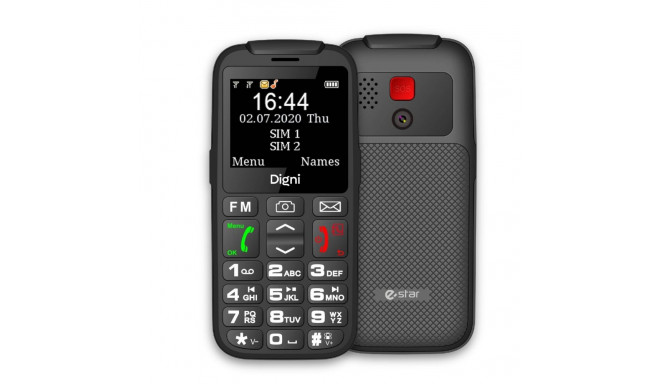 eSTAR Digni Talk Senior Phone  Dual SIM Black