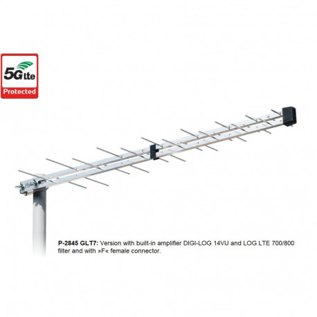 TV Antena ISKRA P-2845 GTL7 su stiprintuvu Silver