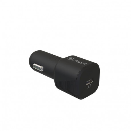 Car Charger PD 20W 3.0A Type-C By Muvit Black