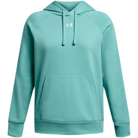 Bluza damska Under Armour Rival Flecce Hoodie miętowa 1379500 482 L