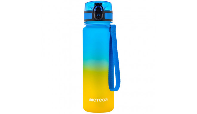 Bidon Meteor 500 ml niebiesko-żółty 10107
