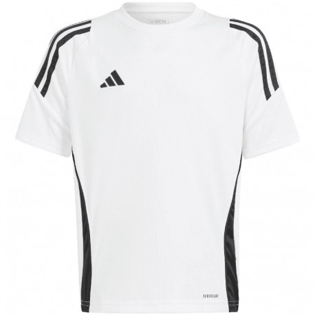 Adidas laste spordisärk Tiro 24 Jersey IS1033 116cm, valge