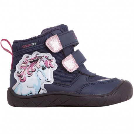 Buty dla dzieci Kappa Flake Tex granatowo-różowe 280021M 6722 23