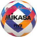 Piłka siatkowa plażowa Mikasa Beach Classic biało-niebiesko-różowa BV543C-VXA-O 5
