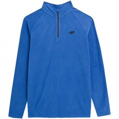 Bluza polarowa męska 4F M034 kobalt 4FAW23UFLEM034 36S S