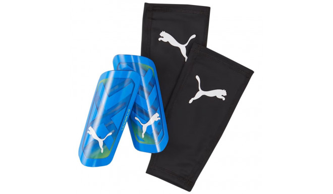 Ochraniacze piłkarskie Puma Ultra Flex Sleeve niebieskie 030871 06 M