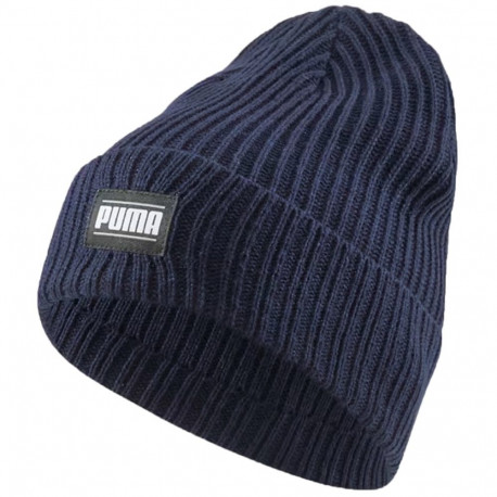 Czapka Puma Ribbed Classic Cuff Beanie granatowa 024038 02 Senior