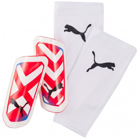Puma jalgpalli säärekaitsmed Ultra Flex Sleeve 030871 05 L, valge-punased