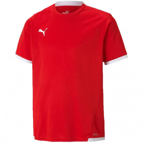 Koszulka dla dzieci Puma teamLIGA Jersey czerwona 704925 01 116cm