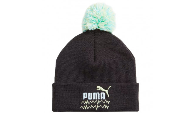 Czapka dla dzieci Puma Mixmatch Pom Pom czarna 024798 01 Kids