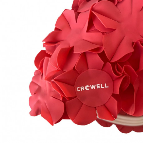 Crowell ujumismüts Flower kol.1, punane