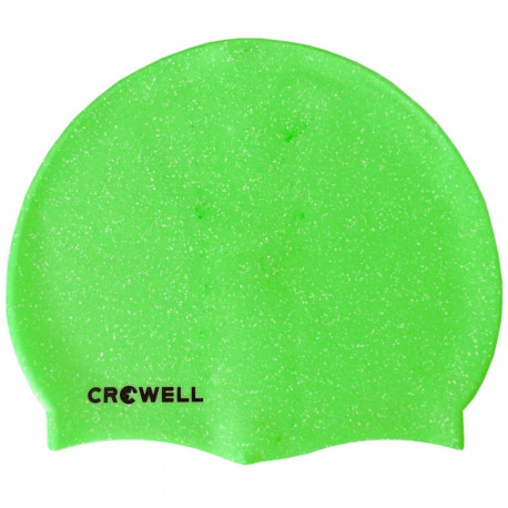 Crowell ujumismüts Recycling Pearl silikoonist kol.8, heleroheline