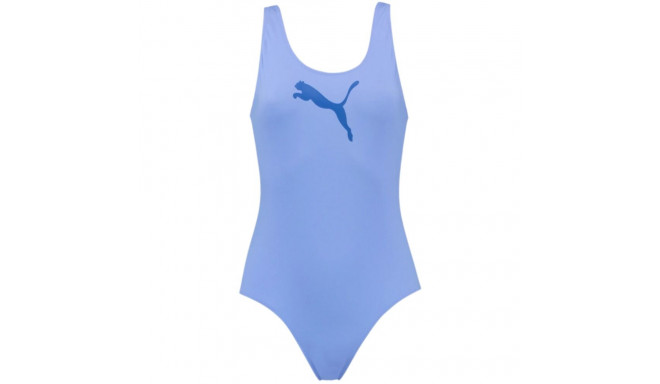 Kostium kąpielowy damski Puma Swim Women Swimsuit 1P foioletowy 907685 17 L