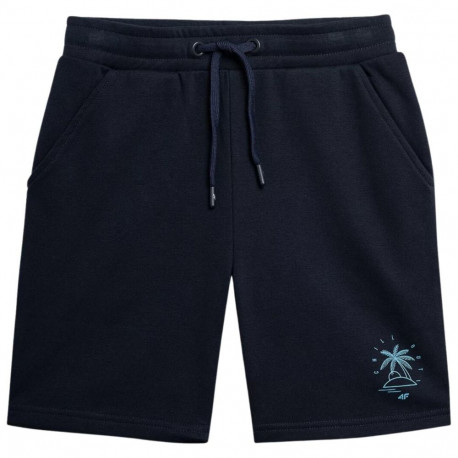 Spodenki dla chłopca 4F M047 granatowe 4FJSS23TSHOM047 31S 122cm