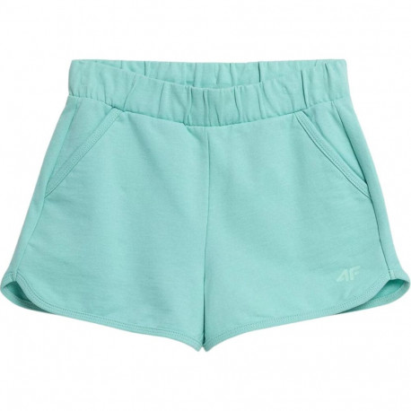 4F tüdrukute lühikesed püksid F099 4FJSS23TSHOF099 47S 134cm, mündiroheline