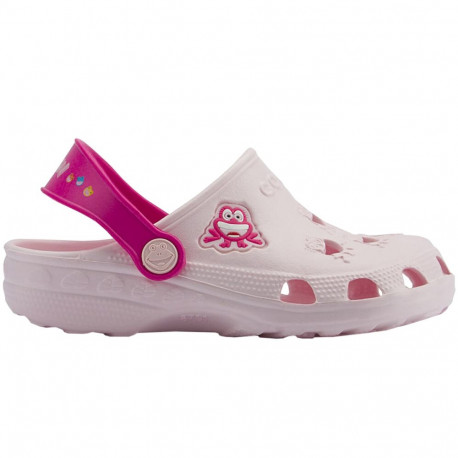 Chodaki dla dzieci Coqui Little Frog różowe 8701-100-5536A/8701-100-5536 27-28