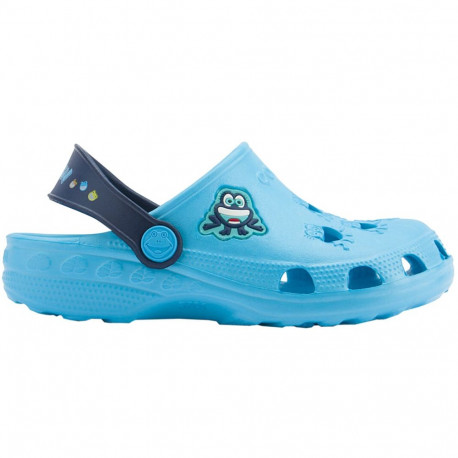 Chodaki dla dzieci Coqui Little Frog niebiesko-granatowe 8701-100-1821A/8701-100-1821  25-26