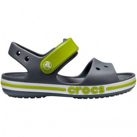 Sandały dla dzieci Crocs Bayaband szaro-zielone 205400 025 22-23