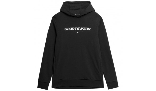 Bluza męska 4F M266 głęboka czerń 4FSS23TSWSM266 20S XL