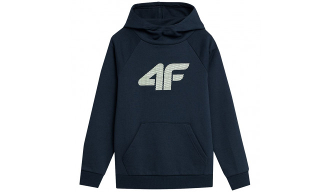 Bluza dla chłopca 4F granatowa 4FJSS23TSWSM220 31S			 140cm