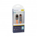 Platinet cable USB - microUSB/Lightning 1m, orange (42873) (opened package)
