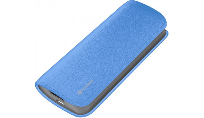 Platinet power bank Leather 5200mAh blue (open package)