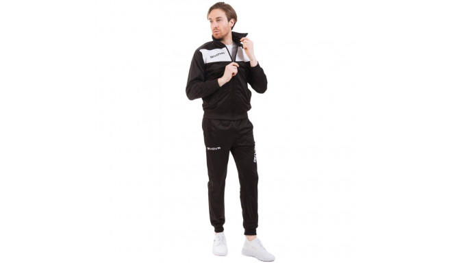Dres Givova Tuta Visa Triacetato czarno-biały TR018 1003 XL