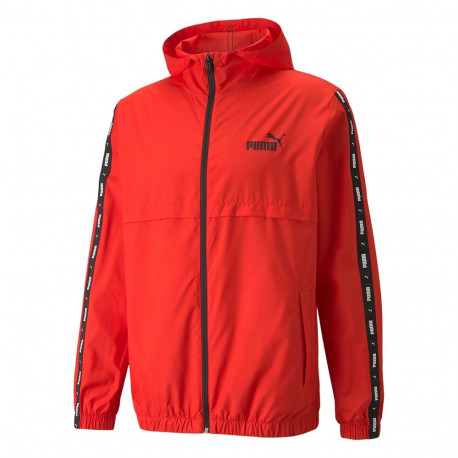 Puma meeste tuulejope ESS+TAPE Windbreaker 847477 11 XL, punane